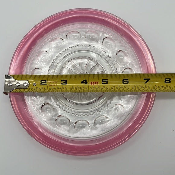 Vintage Tiffin-Franciscan King's Crown Ruby Red Flashed Salad Plates (Set of 5) - Picture 8 of 8